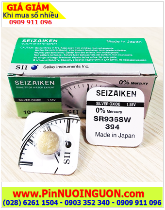 Seizaiken SR936SW, Pin đồng hồ 1.55v Seizaiken SR936SW Pin 394 (Xuất xứ Nhật)